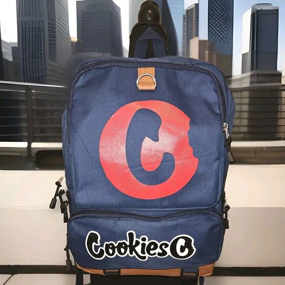 NWOT! Cookies SF Brand Blue Backpack Adults Youth - Picture 1 of 14